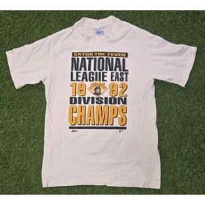 Vintage 1992 Pittsburgh Pirates Salem Sportswear Shirt NL East Champs 90s S/XS